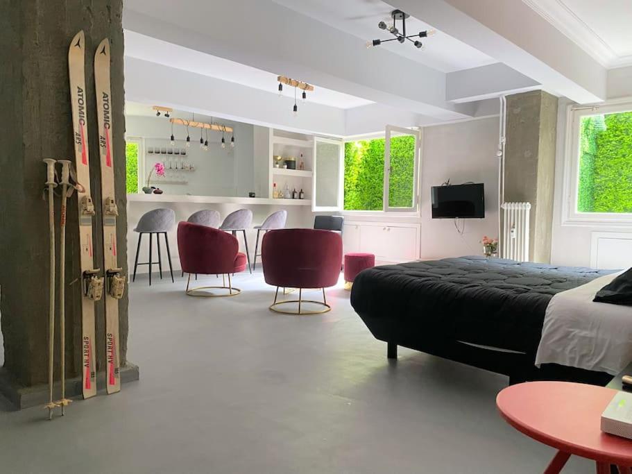 Brand New Modern Street-Style Studio /City Center Atenas Exterior foto