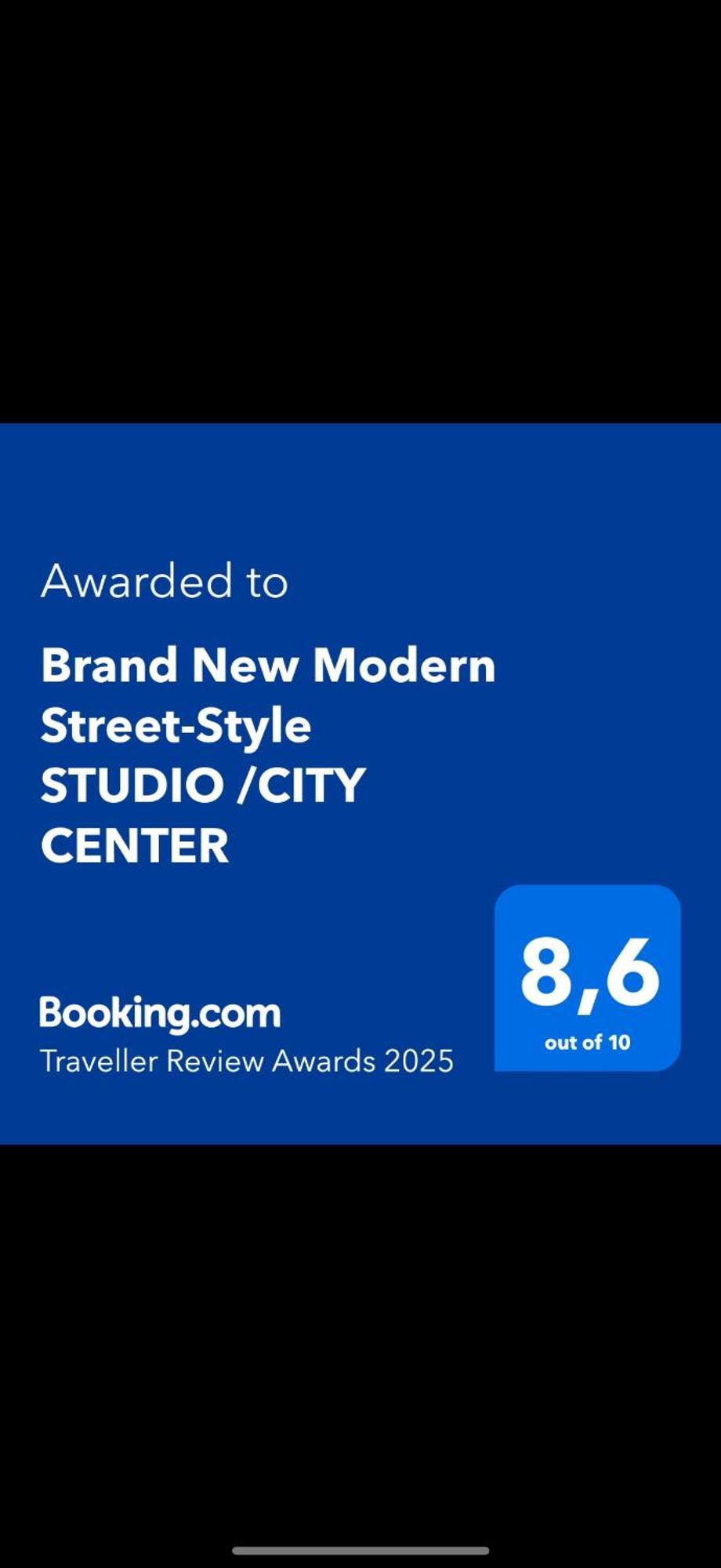 Brand New Modern Street-Style Studio /City Center Atenas Exterior foto